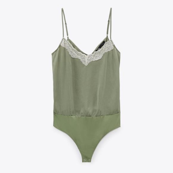 Lace Camisole Bodysuit Size XS NWT - Picture 2 of 4